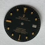 Rolex Submariner 16808 / 16803 Black Matte Nipple Nos Dial Genuine #1529 BOX8. Fixed Price $4000.00.