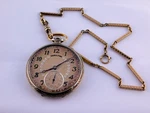 Vintage Hamilton 912 Doctors Case 14K Gf Mens Pocket Watch W/chain Serviced 1928. Fixed Price $450.00.