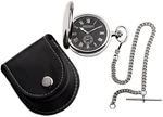 Jean Pierre Hunter Pocket Watch Black Sunburst Dial Chrome Case Free Engraving. Fixed Price $194.68.