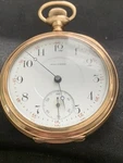 1888 Model Waltham Gold Filled Open Face Pocket Watch 17 Jewel. Fixed Price $490.00.