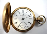 1880 Rockford Model 18S 15J Hunting Pocket Watch W/dueber Gf Case Lot.e. Fixed Price $524.99.