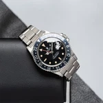 Rolex Gmt-master 16750 Silver Oyster Bracelet With Black Bezel 1986 Year. Fixed Price $11250.00.