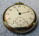 Elgin 1909 Pocket Watch 7 Jewels 13944928 Nickel 160-6Q. Fixed Price $124.99.