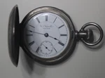 Antique Waltham Dueber Coin Mechanical Men's Pocket Watch. Fixed Price $210.00.