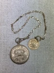 Colibri "twenty Dollar" Swiss Pocket Watch W/fob. Fixed Price $49.99.