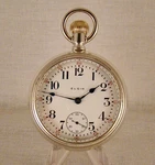 Elgin "b.w.raymond" 17J Silver Filled Swing-out Open Face 18S Rr Pocket Watch. Fixed Price $545.00.