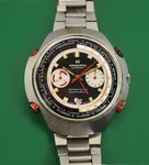 Vintage Late 60'S Hamilton Count-down Chrono-matic Gmt Worldtime Watch CAL.14. Fixed Price $6999.00.