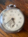 Westclox Bull Eye Pocket Watch. Fixed Price $14.70.
