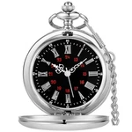 Smooth Pocket Watch,personalized Watch,customized Watches Sliver Black. Fixed Price $13.45.