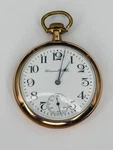 Antique 1913 Hampden Champion Pocket Watch - 16S 7J Working. Fixed Price $249.00.