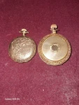 Two 6 Size Pocket Hunter Case Watches Elgin Grade 117 & Trenton 50 Running. Fixed Price $350.00.