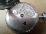 Antique Solid Silver And Gold "le Coultre" Key Winding Swiss Pocket Watch. Fixed Price $799.00.