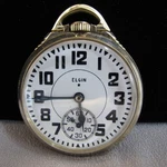 1938 Elgin Rr Grade B.w. Raymond 16S 21J Open Faced Gold Filled Pocket Watch A2. Fixed Price $465.00.