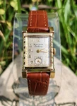 Vtg 1949 Bulova Excellency *serviced* Men's 23MM Tank Watch 7AA Mechanical 10KGF. Fixed Price $299.99.