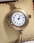 Antique New York Standard 6/0S Pocket To Wrist Watch, 14K Gf CASE,1890S,WORKING. Fixed Price $200.00.