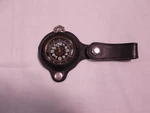 Vintage Harley Davidson Swiss Mov't Pocket Watch - Black Face Leather Holder. Fixed Price $89.99.