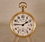 106 Years Hamilton "996" 19J 14K Gold Filled 16S Railroad Pocket Watch. Fixed Price $495.00.