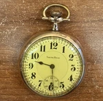 South Bend Pocket Watch Gold Plated 21 Jewels. Fixed Price $216.48.