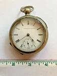 Elgin Nat'l Pocket Watch Silveroid. Fixed Price $80.00.