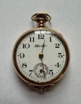 Hampden Molly Stark 1908 Antique Gold Filled Pocket Watch Runs Monogram Case. Fixed Price $150.00.