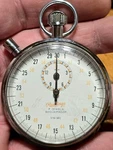 Vtg Hanhart Germany 7 Jewel 1/10 Second Rawlings Working Sports Timer Stopwatch. Fixed Price $54.95.