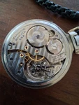 Hamilton Manual Mechanical Open Face Pocket Watch White Dial Arabic, Mpn C349500. Fixed Price $500.00.