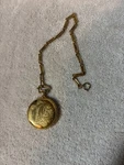 Running Andre Rivalle 17 Jewels Swiss Pocket Watch Shock Protected With Chain. Fixed Price $34.95.