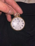 Scarce Hamilton Elinvar Railway Special Pocket Watch 10KGF 23 Jewels. Fixed Price $1725.00.
