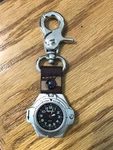 Majestron Clip Belt Pocket Watch W/compass. Fixed Price $23.00.