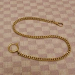Vintage 1/20 14 Karat Yellow Gold Filled Curb Link Pocket Watch Chain 17.3 Grams. Fixed Price $195.00.
