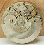 Vintage Elgin 989 17 Jewel Automatic Men's Wrist Watch Movement W/ Dial & Hands. Fixed Price $49.00.