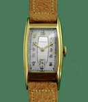 Vintage 30'S Hampden 14K Yellow Gold Art Deco Wrist Watch Swiss Made For Us. Fixed Price $1199.00.