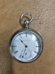 #5343 1877 Hampden Springfield Mass Wind Watch Jewels No Key. "working". Fixed Price $125.00.