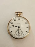 Antique 1919 Illinois Pocket Watch 12S 17J Running Fahys 20YR Gf-as. Fixed Price $125.00.