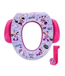 Disney Junior Minnie Soft Potty Seat Pink/purple (18M+) Hook Included. Fixed Price $19.95.