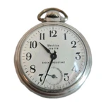 Vintage Westclox Scotty Pocket Watch White Dial Made Usa Shock Resistant. Fixed Price $17.95.
