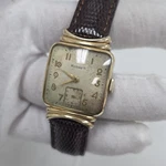 U20537 Vintage Wadsworth By Elgin Mens 17J Tank Wrist Watch Fancy Lugs G3D. Fixed Price $81.51.