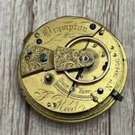 Antique J. Reed Brampton Pocket Watch Key Wind Movement 1890S #39456 Rare Htf. Fixed Price $54.99.