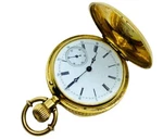 Breitling Laederich Antique Pocket Watch 18K Gold Enamel. Fixed Price $5500.00.