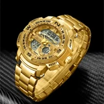 Large Face Dual Display Analog & Digital Quartz Movement Watch Chronograph. Fixed Price $31.98.