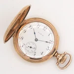 Elgin Grade 377 0-SIZE Gold Filled Full Hunter Antique Pocket Watch, Keeps Time. Fixed Price $195.00.