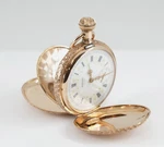 1899 Elgin Antique Pocket Watch 14K Yellow Gold Hunter Case Size 6S Hand Wind. Fixed Price $2609.99.