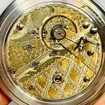 Wow Tone Hampden 18S 23J Special Railway Stainless Steel Pocket Watch Runs. Fixed Price $595.00.