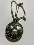 Vintage Strada Quartz Pocket Watch Air Force Bronze Tone Works. Fixed Price $19.99.