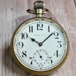 Vintage Tiffany & Co. Oversized "goliath" Pocket Watch Openface 70MM Swiss Made. Fixed Price $1780.00.