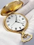 Rare 48MM Mint Timex Gold-tone Vintage Roman Numeral Dial Men S Pocket Watch. Fixed Price $249.99.