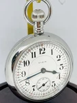 Amazing Elgin 18S 21J Grade No 349 Display Clear Backl Pocket Watch Runs. Fixed Price $395.00.
