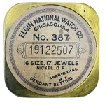 Antique 16S Elgin Coin Edge Open Face Pocket Watch Transport Case Box Usa. Fixed Price $45.20.