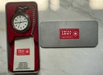 Swiss Army Equipped Pocket Watch W/chain Luminous Hands Box. Fixed Price $149.99.