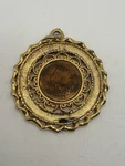 Vintage Goldtone 1891 Indian Head Penny Pendant. Fixed Price $23.00.